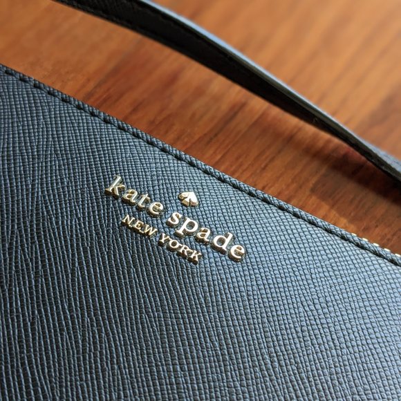 NWT* Black Kate Spade Flash Glitter Crossbody - small - Picture 4 of 7